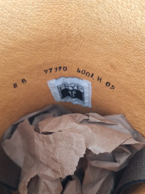 RARE Blue Frye Campus Stitching Horse Boots, Ladies Size 8 - Picture 5 of 6